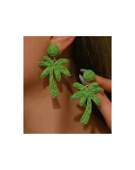 Σκουλαρίκια ψάθινα boho