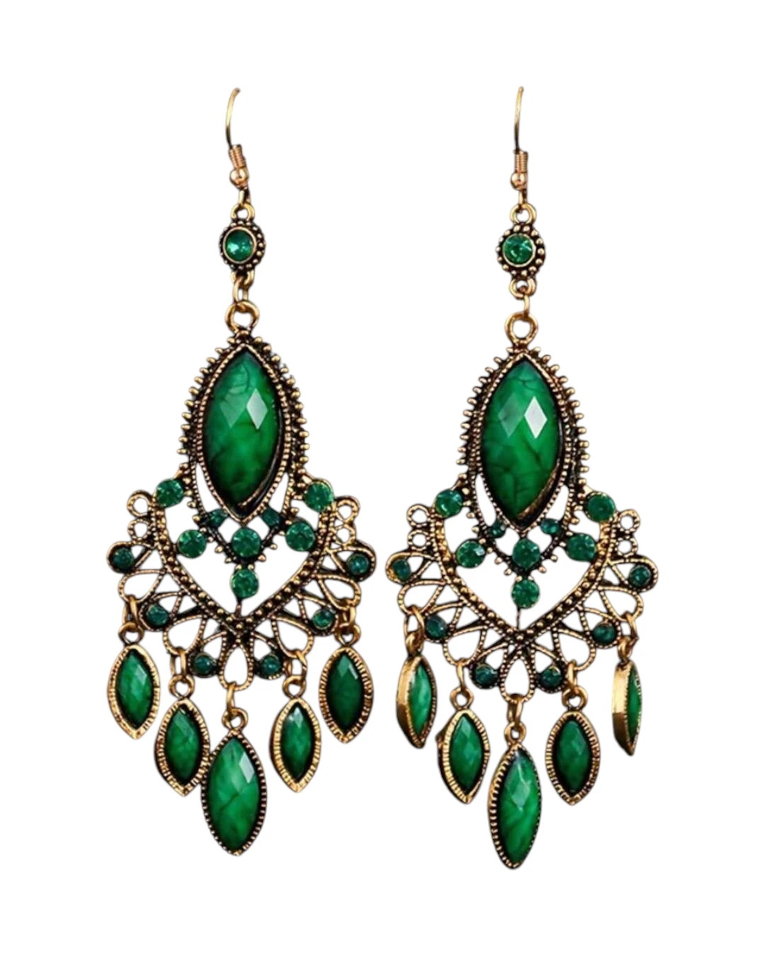 an.22409 (1) Σκουλαρίκια bronze boho - Image 1