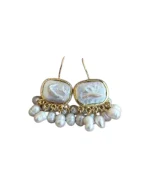 Σκουλαρίκια με faux πέρλες - Image 3