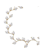 Κολιέ-choker με πέρλες - Image 4