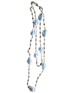 Κολιέ με πέρλες διπλό