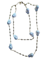 Κολιέ με πέρλες διπλό - Image 3