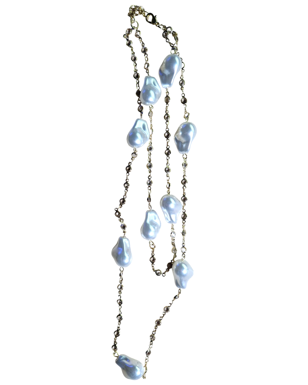 an.22431 Κολιέ με πέρλες διπλό - Image 1