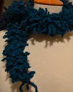 Φουλάρι χειροποίητο πλεκτό δίχρωμο - Image 3